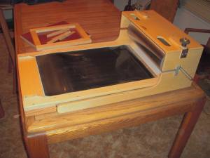 Affordable Letterpress Proofing Press Side-view