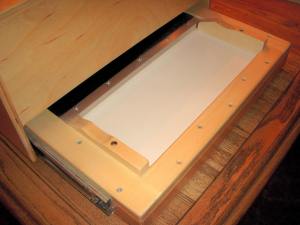 Letterpriess Proofing Press Home Ramp Cose-up