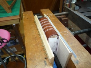 tying bookbinding